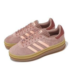 Adidas Originals Gazelle Bold W Rosas Red Gum Women Platform Shoes JH9666 Sz 8.5